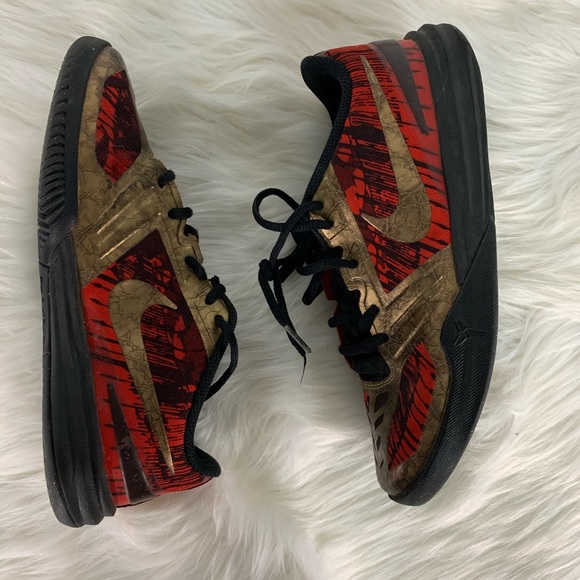 Nike | Shoes | Nike Kb Mentality Kobe Iron Man Red Gold Shoes | Poshmark